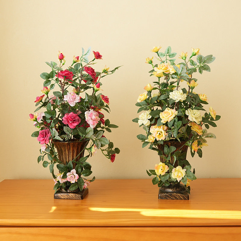 Elegant Artificial Rose Bowlift