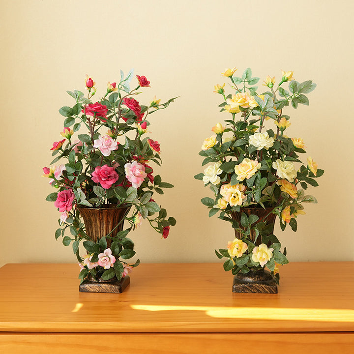 Elegant Artificial Rose Bowlift