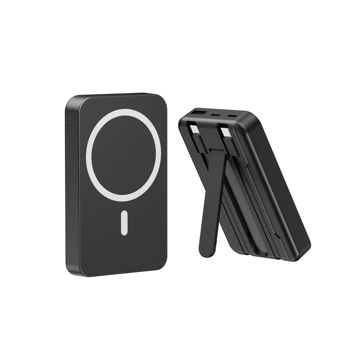 Power bank with integrated stand and fast charging function Bowlift