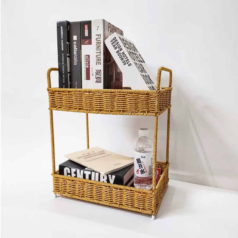 Women Rattan Storage Cabinets Bowlift