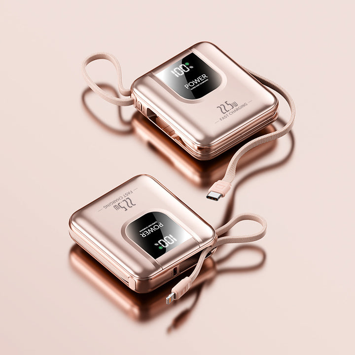 Portable power bank with fast charging function and digital display Bowlift