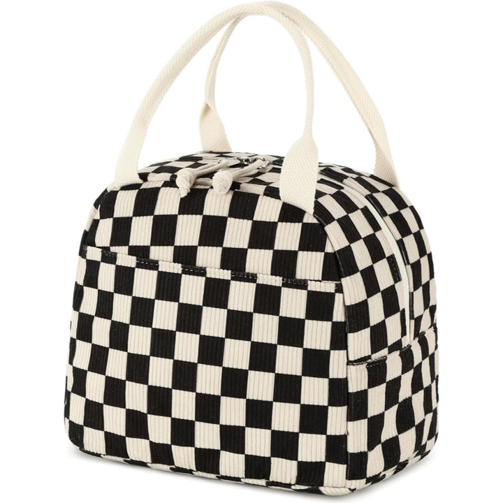 Charming Strawberry Print Insulated Lunch Bag