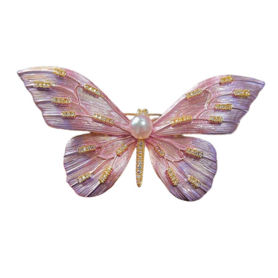 Elegant Butterfly Brooch Bowlift