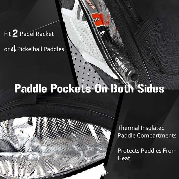 Multi-Compartment Sports Equipment Backpack Bowlift