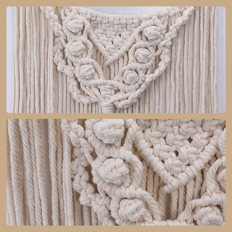 Decorative macrame wall hanging with boho design Bowlift