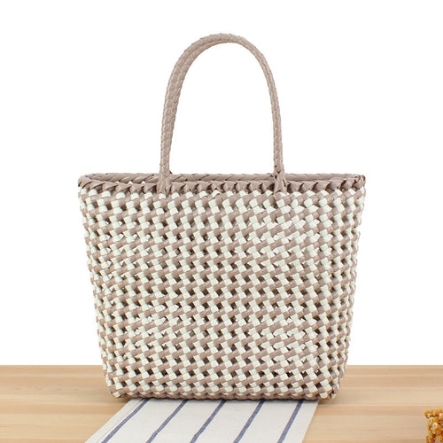 Large Tote Bag Made of Woven Material Bowlift