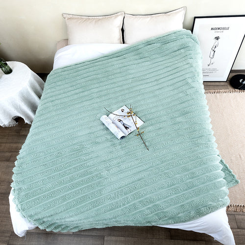 Ladies Luxury Thermal Snuggle Blanket with Wave Structure Bowlift