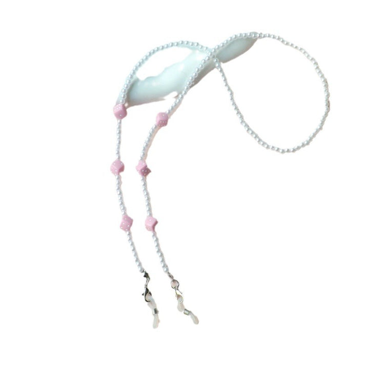 Elegant pearl glasses chain Bowlift