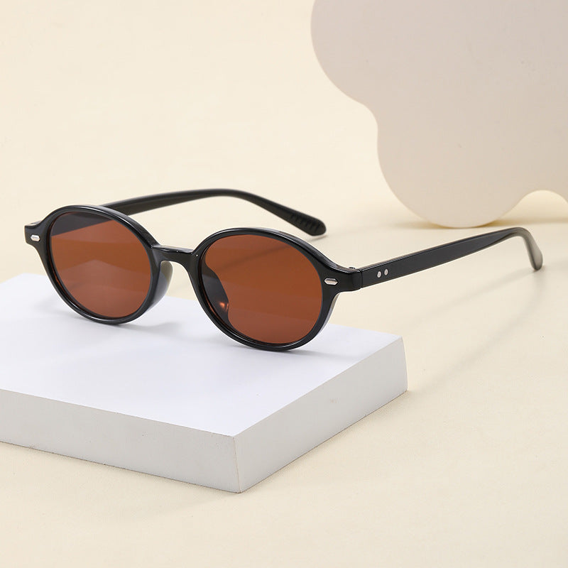 Women's fashionable round reading glasses with flexible plastic frame Bowlift