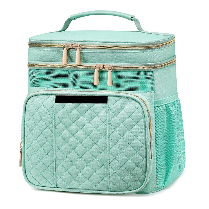 Cosmetic Organizer Bag with Versatile Compartment Layout Bowlift