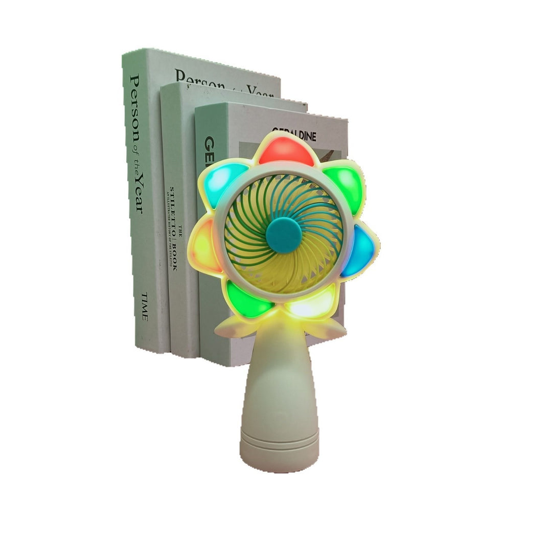 Women's Portable Color Change Fan Bowlift