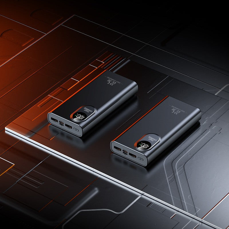 Portable power bank with intelligent energy management and modern LCD display Bowlift