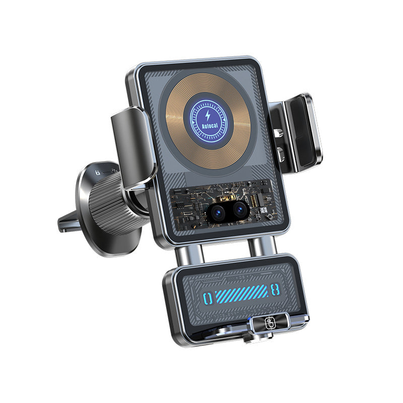Unisex Magnetic Smartphone Holder with Inductive Charging Function Bowlift