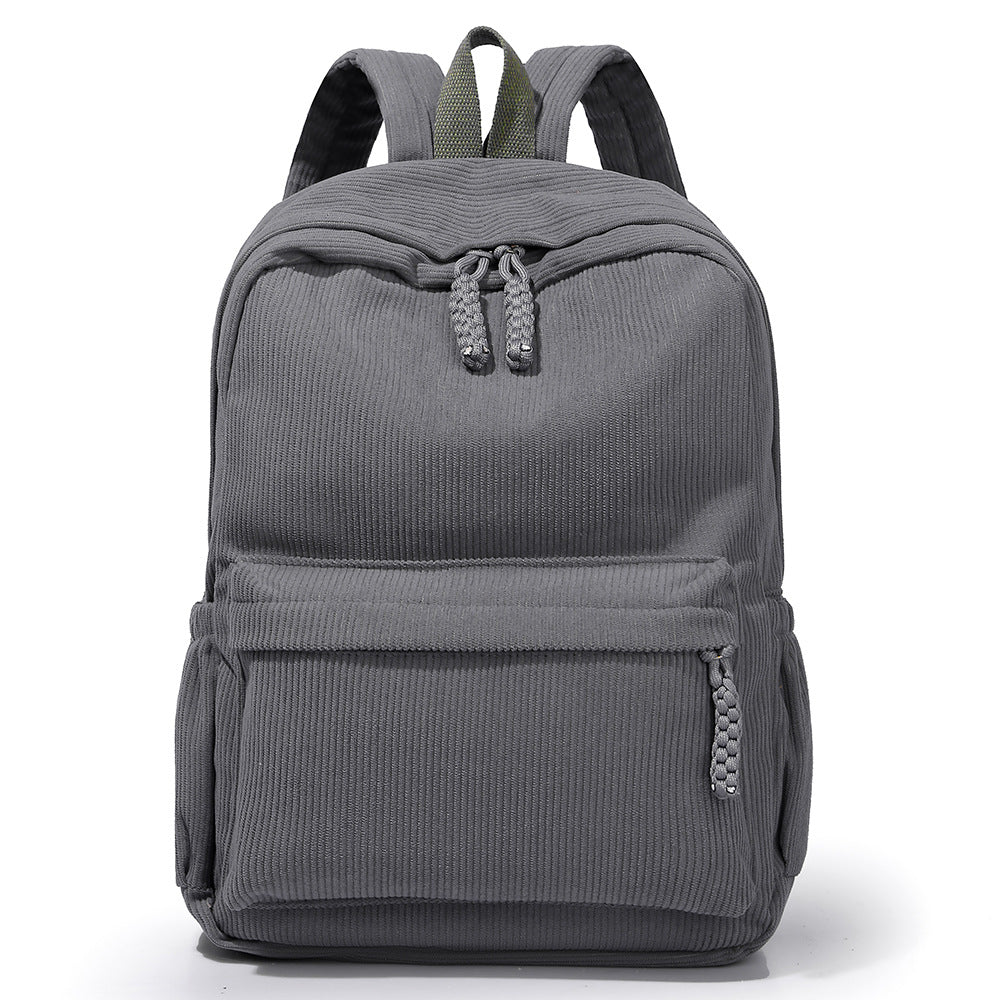 Textured Fabric Travel Backpack Bowlift