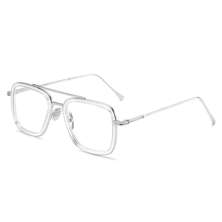 Women's fashionable square sunglasses with luxurious metal frame Bowlift