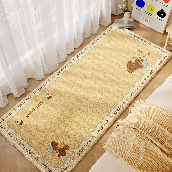Cute Bear-Themed Decorative Area Rug