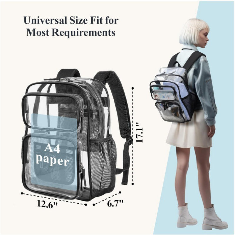 Transparent school backpack Bowlift