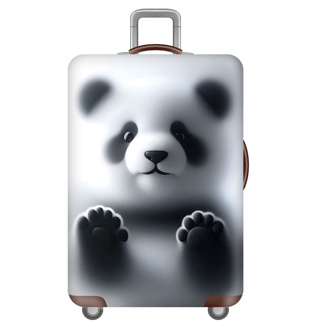 Unisex nano elastic suitcase cover with starry sky city motif, stretch protective cover for trolley luggage Bowlift