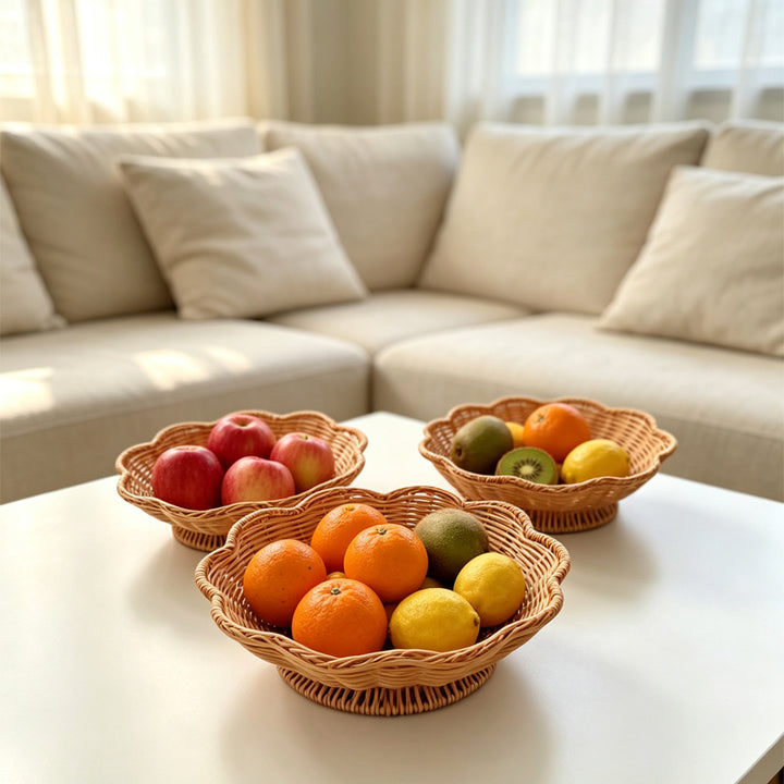 Decorative Woven Serving Bowl Bowlift