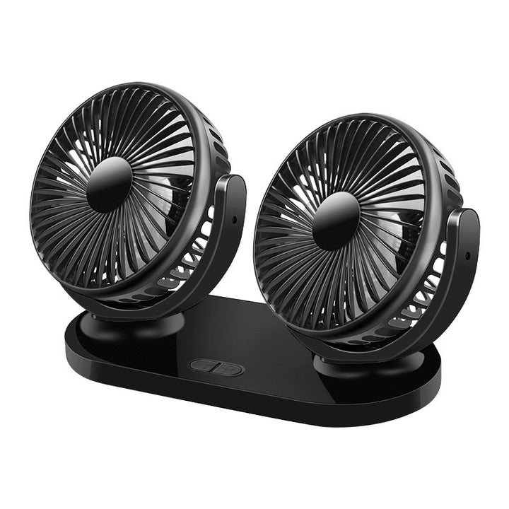 Dual-Head Rechargeable Desk Fan Bowlift