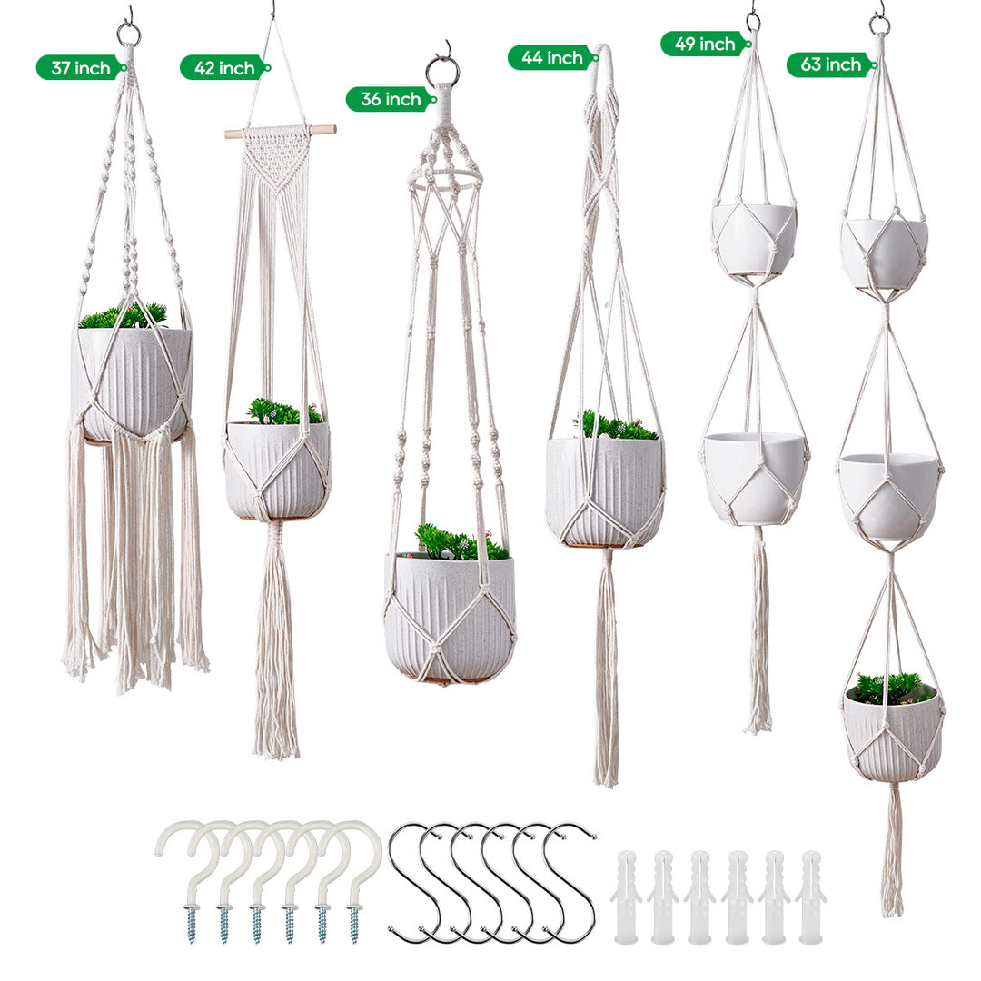 Macramé Plant Hanger Set
