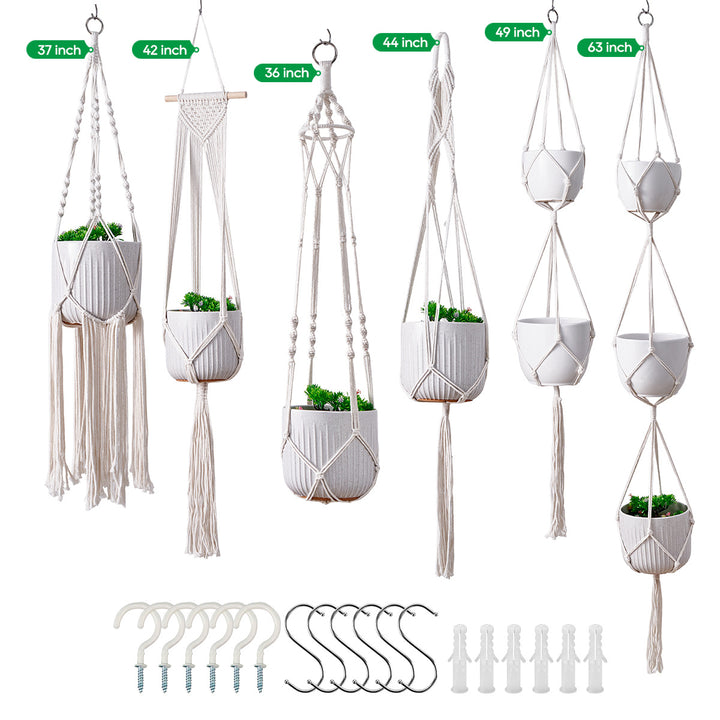Macramé Plant Hanger Set