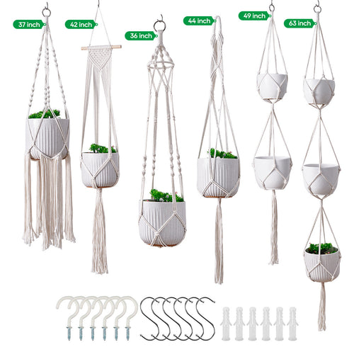 Macramé Plant Hanger Set