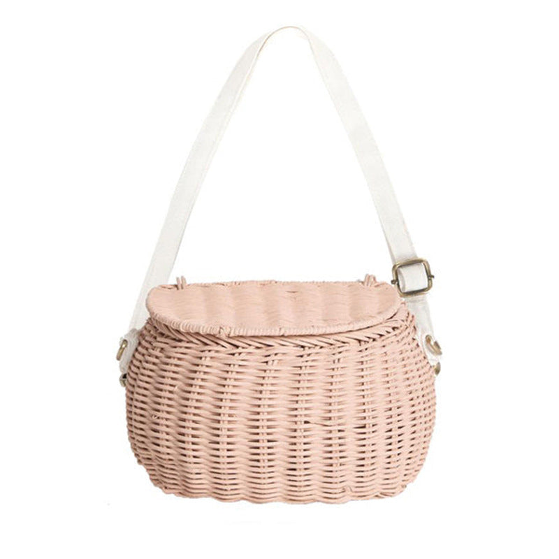 Stylish Woven Crossbody Bag Bowlift