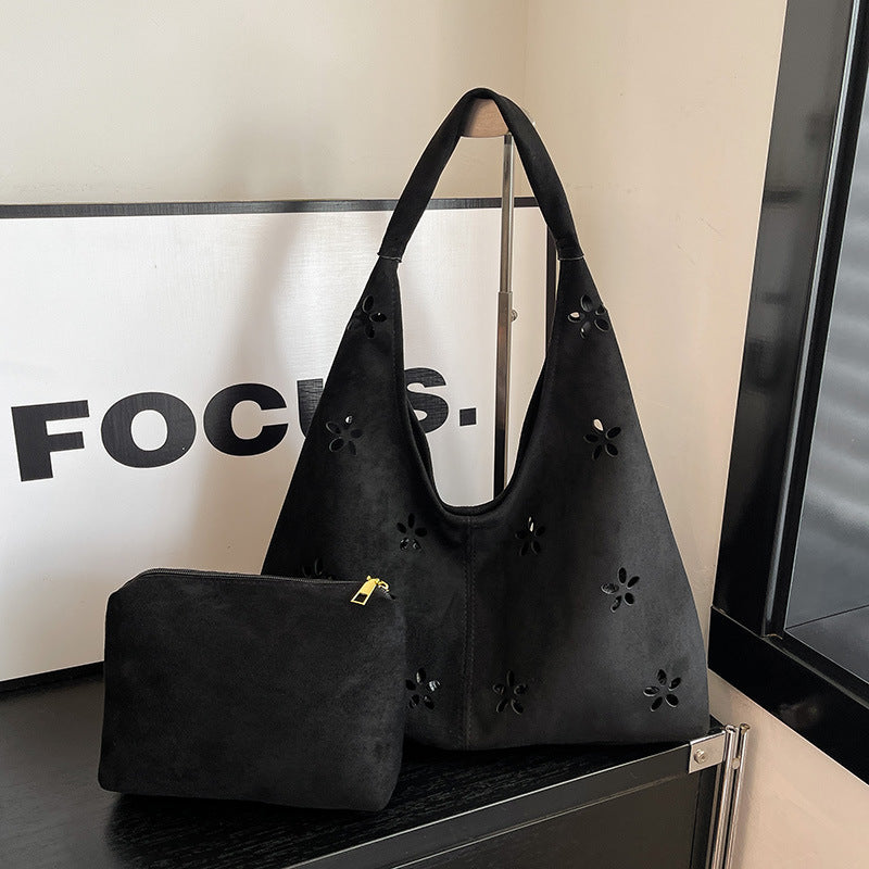 Floral Embroidered Tote Bag Bowlift