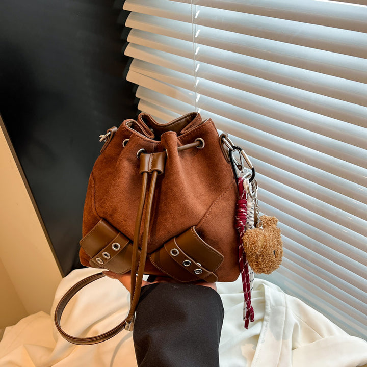 Suede Bucket Bag Bowlift