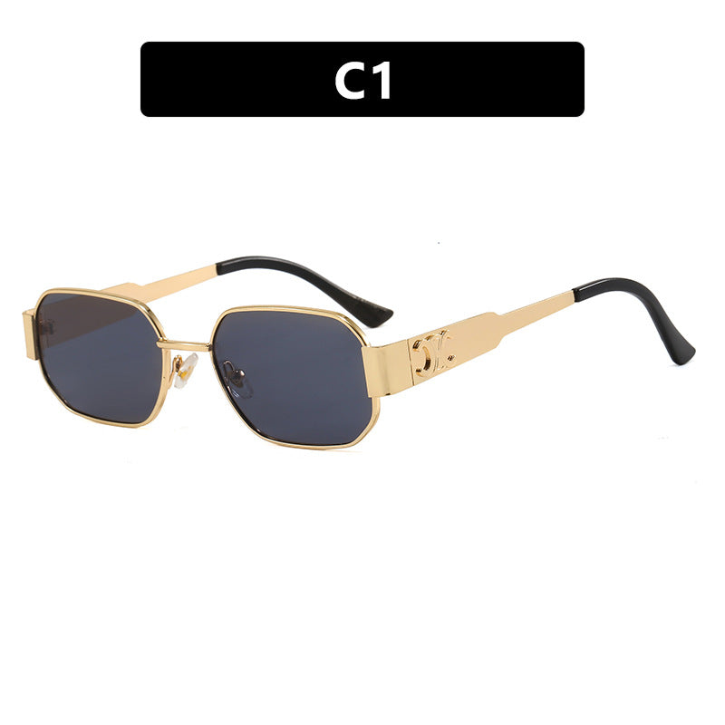 Women's geometric sunglasses in modern design with polarized lenses Bowlift