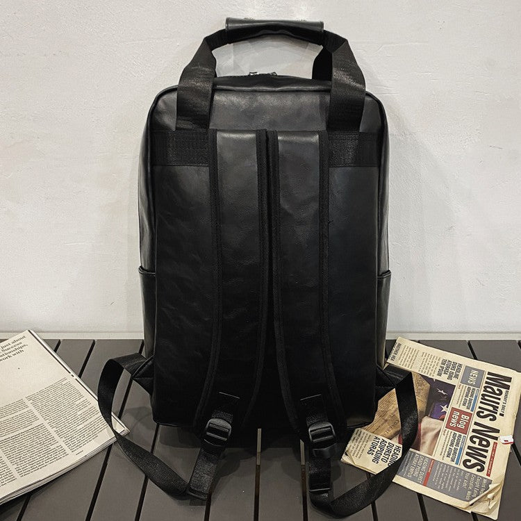 Elegant Backpack Made of High-Quality Leather Bowlift