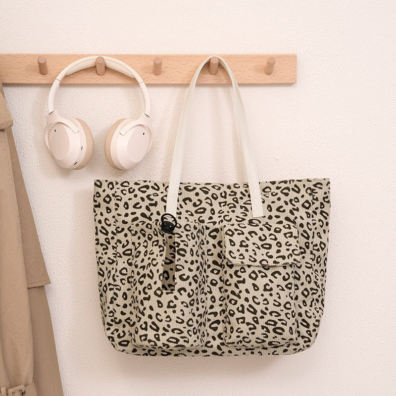 Stylish Star Patterned Cotton Tote Bag Bowlift