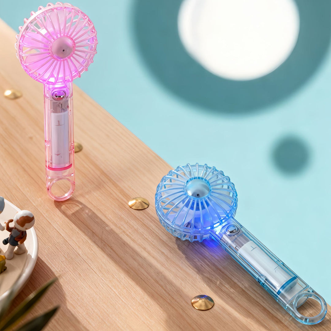 Women’s Portable Mini Fan with USB Connection and Ergonomic Design Bowlift