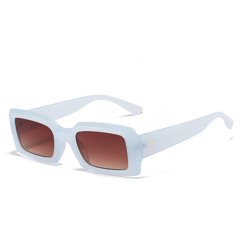 Oversized Geometric Sunglasses with Gradient Lenses Bowlift