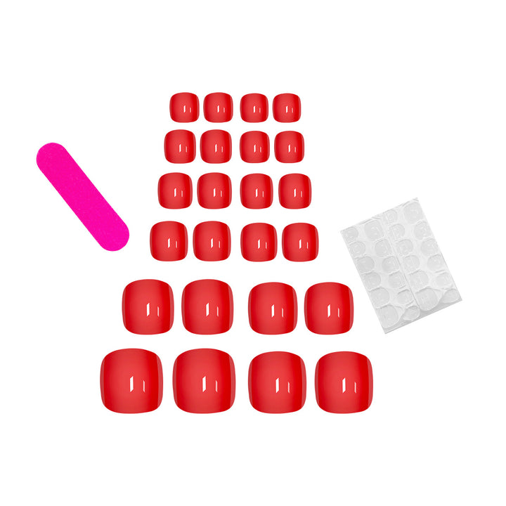 Premium Glossy Pedicure Nail Tips Bowlift