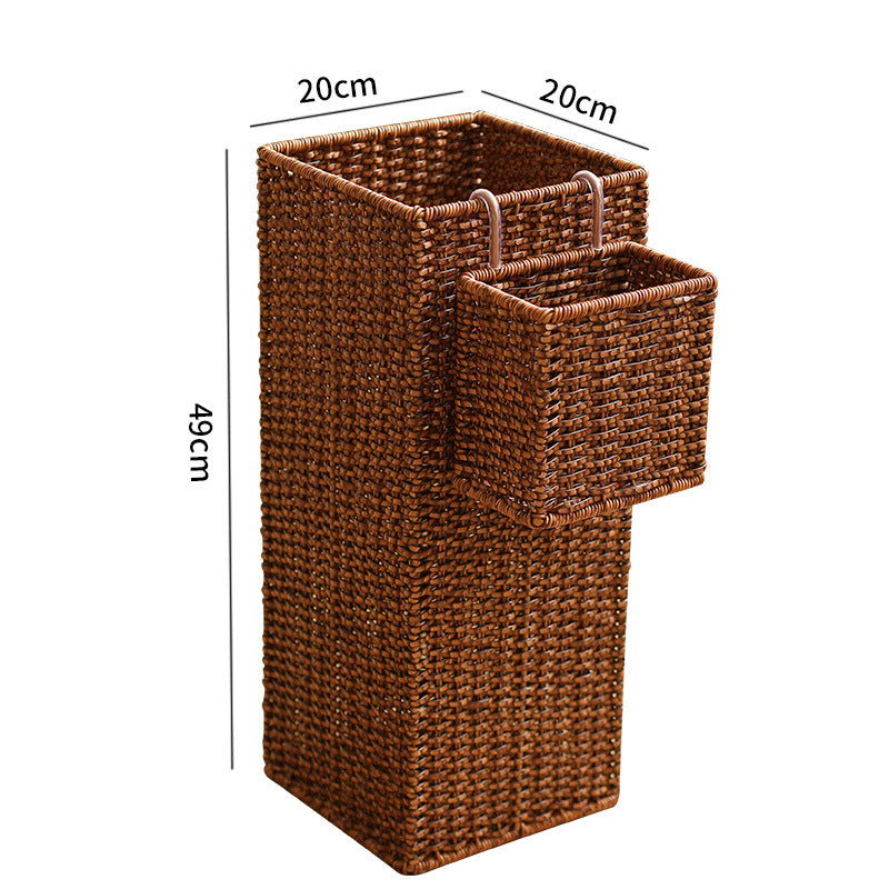 Decorative Wicker Storage Vase Bowlift