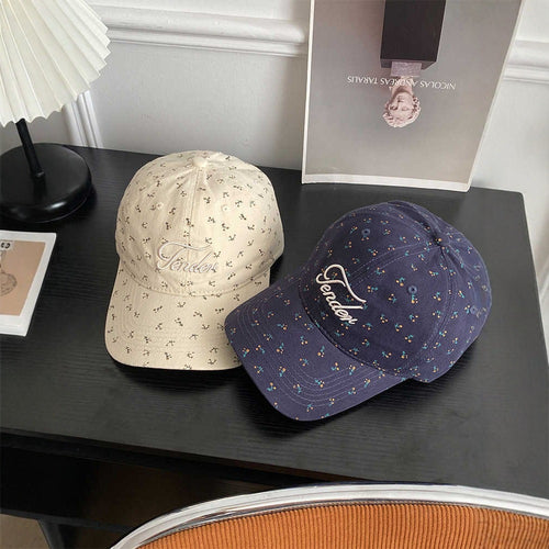 Women's Trendy Floral Print Baseball Cap Bowlift