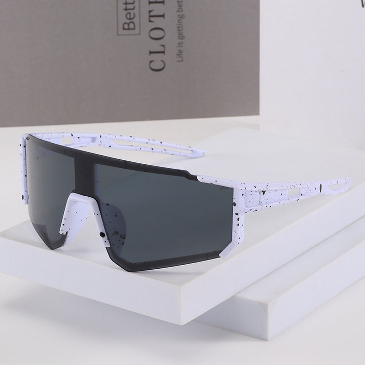 Men's Futuristic Oversized Shield Sunglasses Bowlift