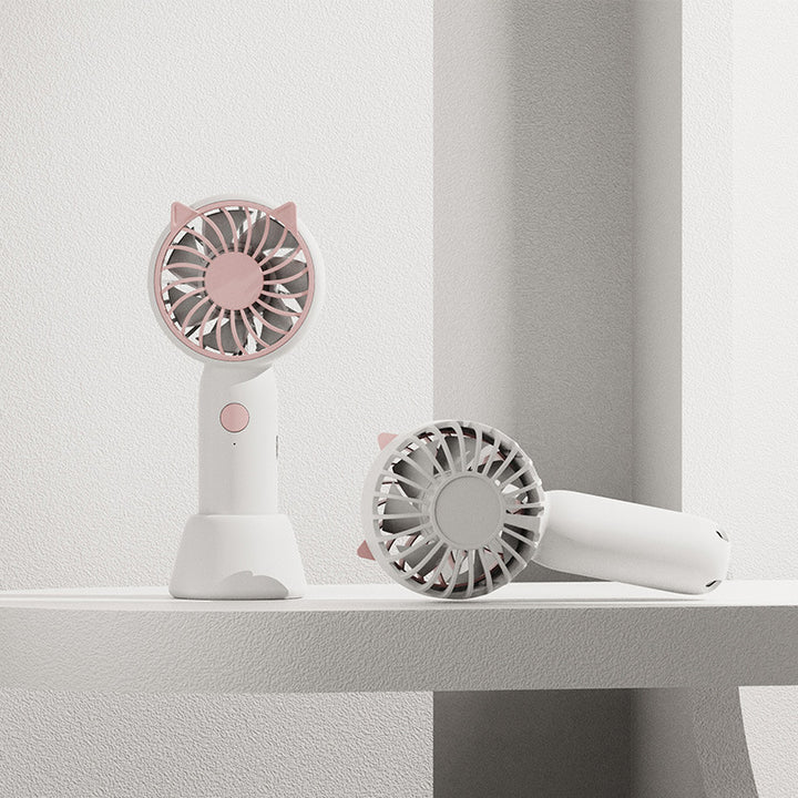 Ladies portable hand fan in elegant animal design Bowlift