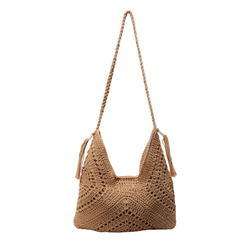 High-Quality Crocheted Shoulder Bag Bowlift