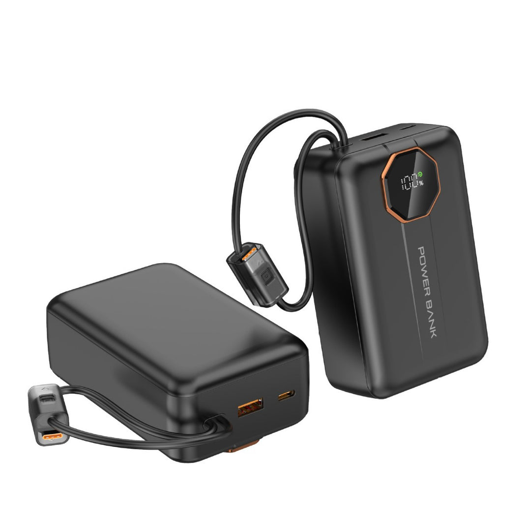 Portable power bank with integrated fast charging function and LED display Bowlift
