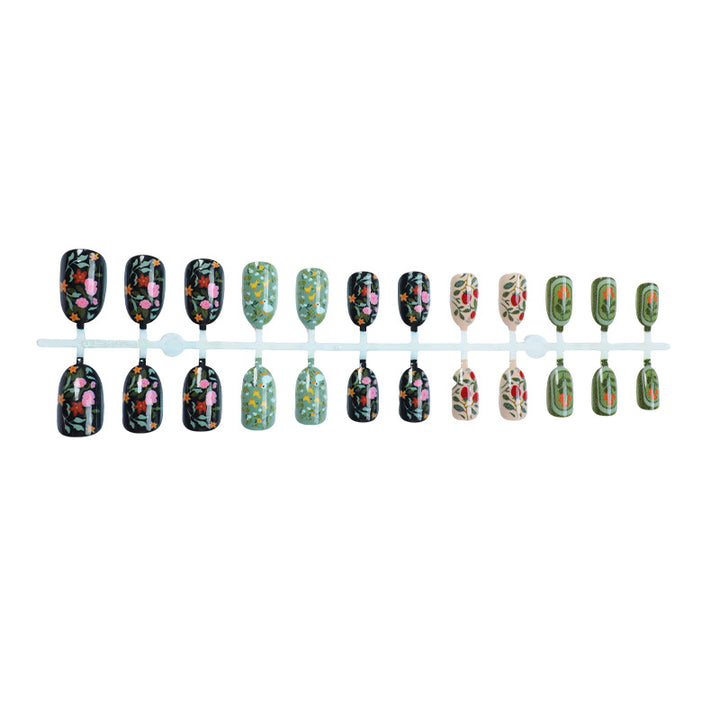 Floral Design Press-On Nail Art Kit Bowlift