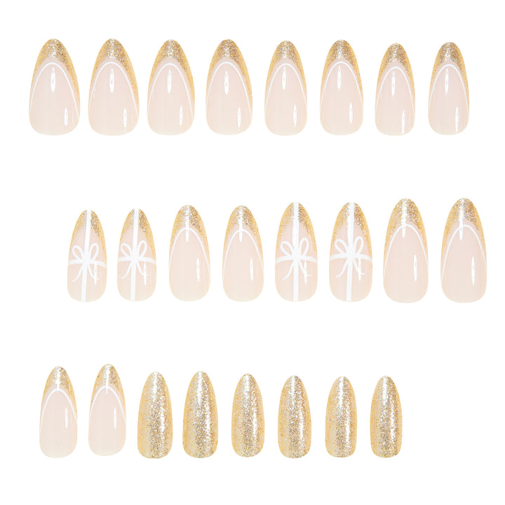 Elegant Stiletto Press-On Nail Tips Bowlift