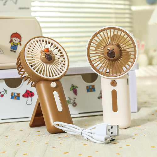 Portable mini handheld fan with animal design Bowlift