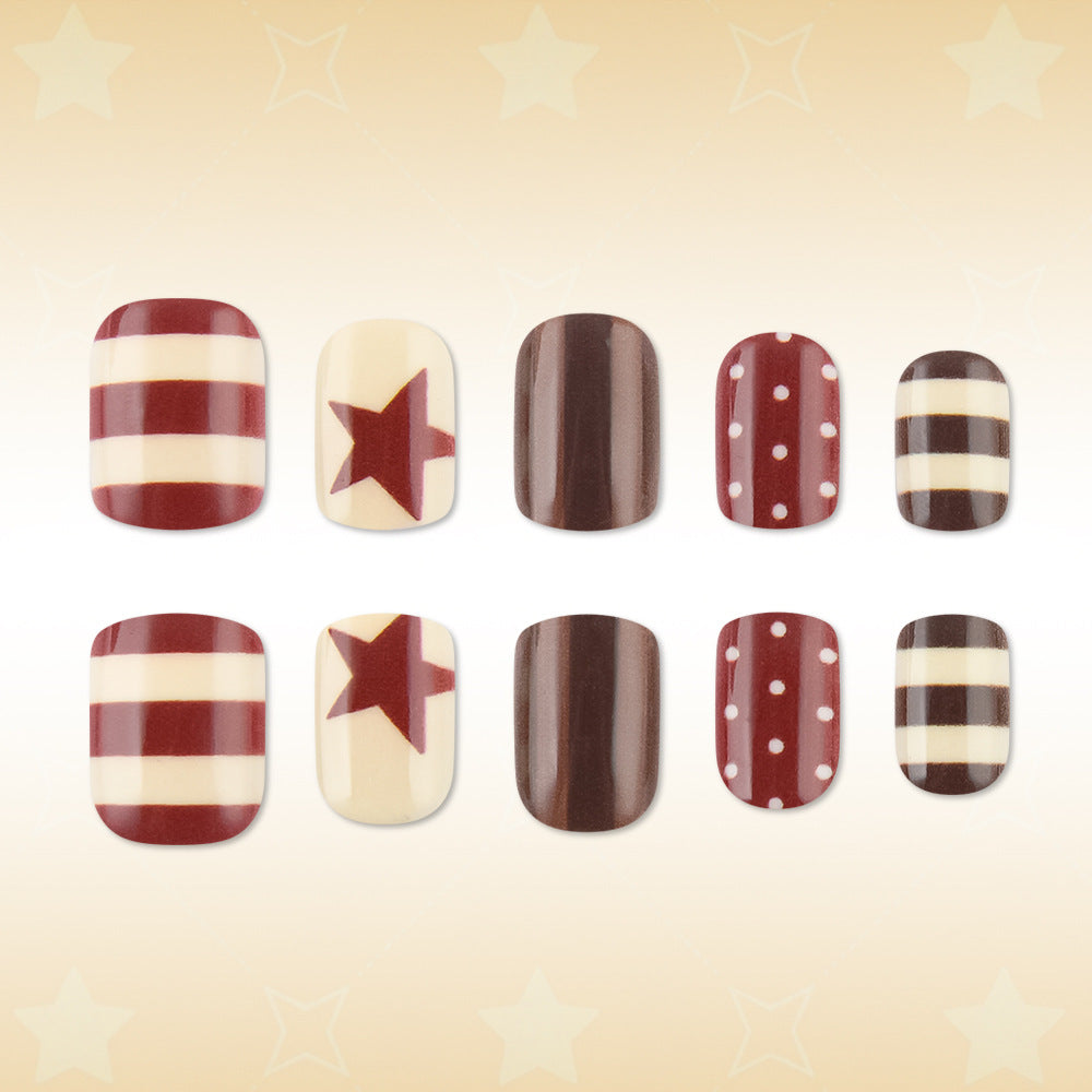 Festive Geometric Nail Art Set Bowlift