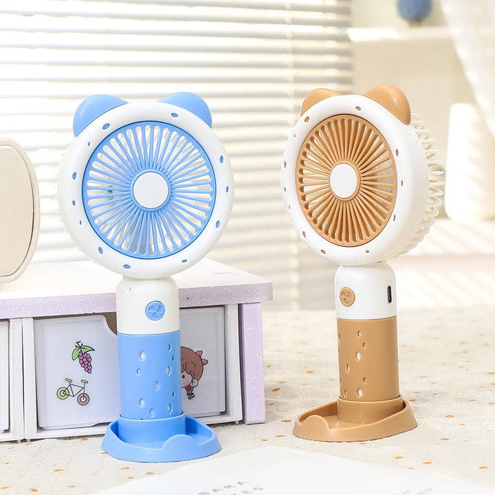 Portable Hand Fan with Animal Design Bowlift