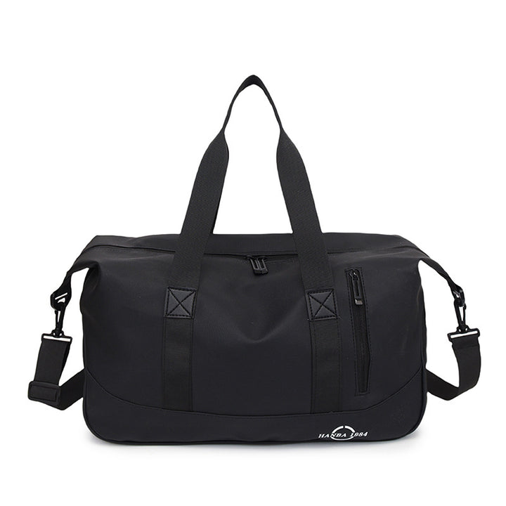 Sporty Everyday Travel Duffle with Practical Outside Pockets Bowlift