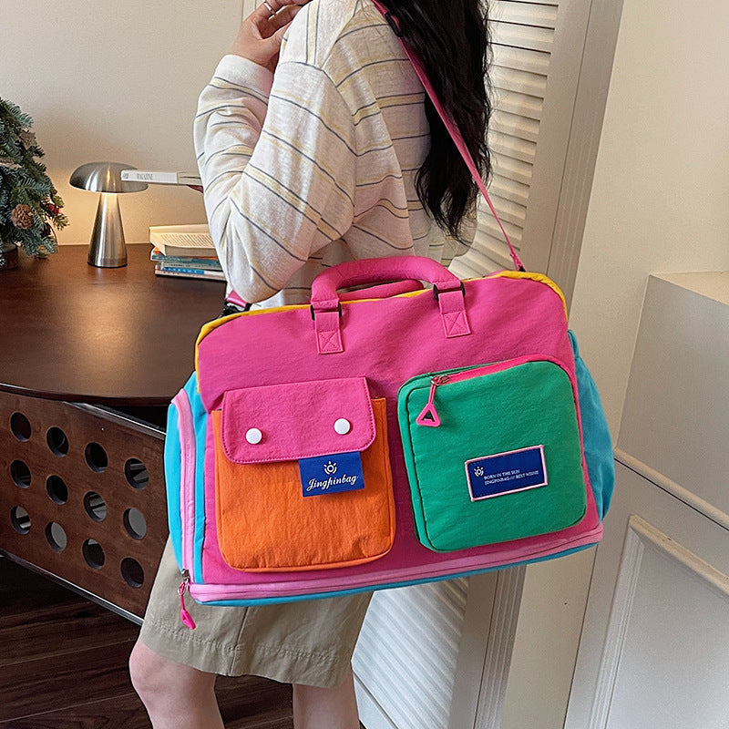 Multi-Compartment Travel Overnight Bag