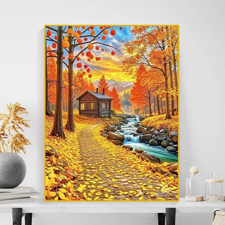 Autumn Landscape Canvas Art Print Bowlift